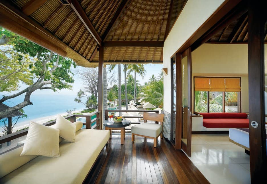 Ocean View Room at Qunci Villas – Beachfront Boutique Stay in Senggigi, Lombok